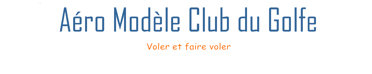 Aéro Modèle Club du Golfe – AMCG56