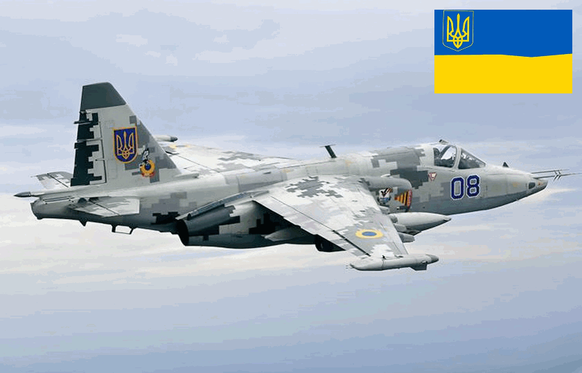 Sukhoi 25 de l’armée ukrainienne